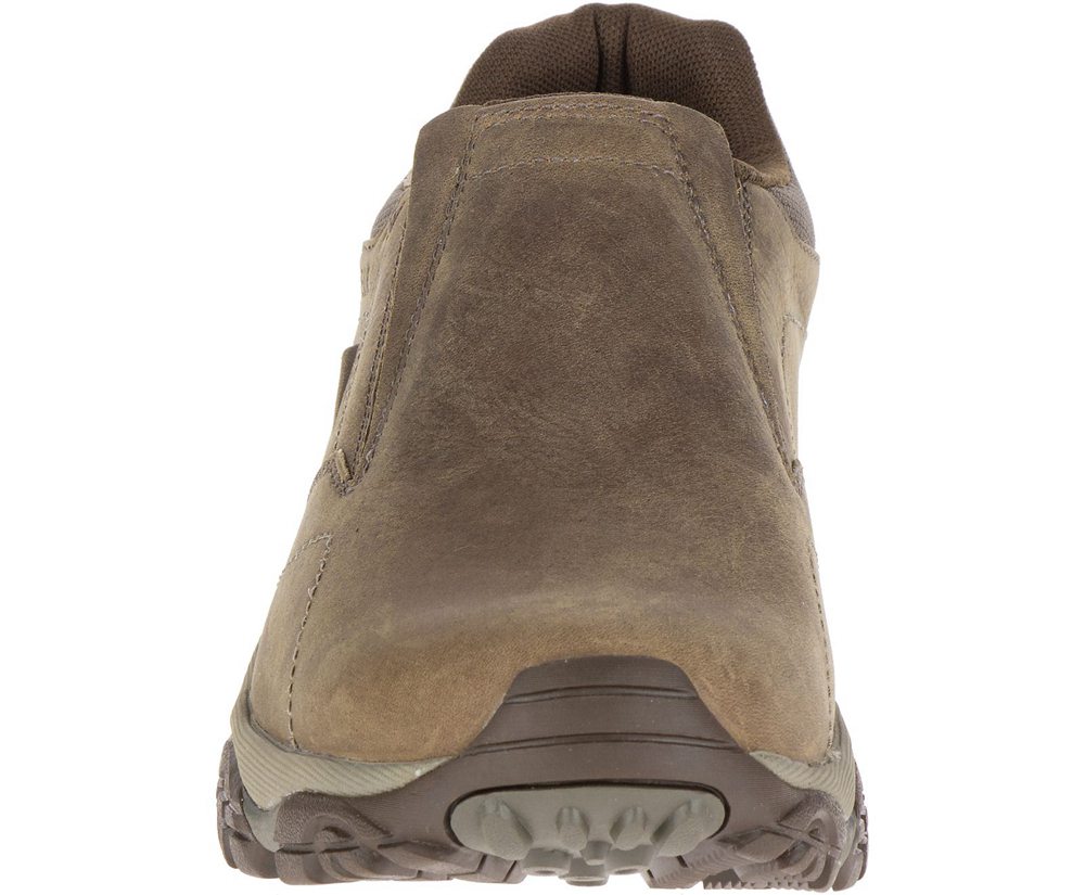 Zapatos De Seguridad Hombre - Merrell Moab Adventure Moc - Marrones - IEPW-20817